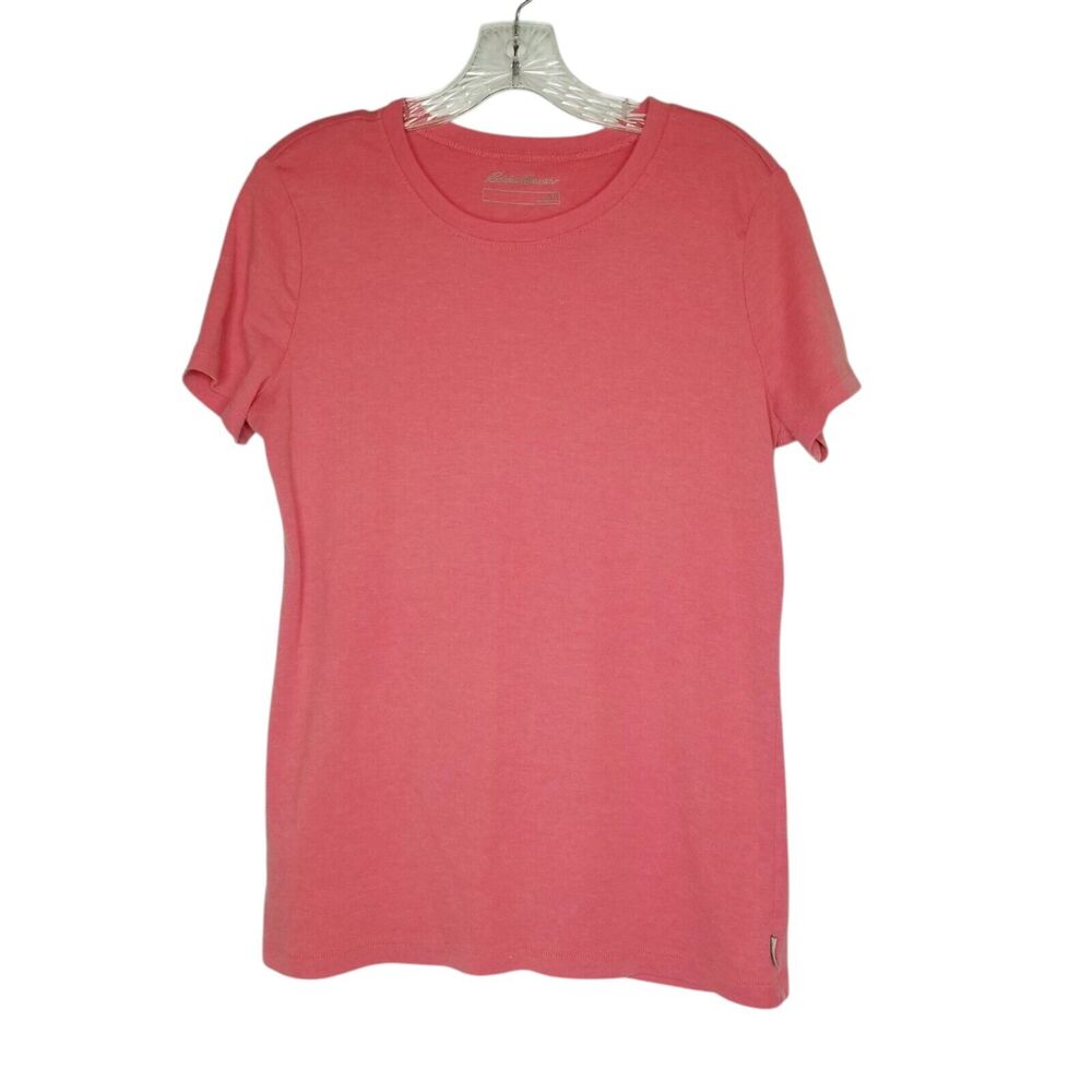 Eddie Bauer Women’s XL T-shirt Crew Neck Spiced Coral Pink Tee - Picture 7 of 7